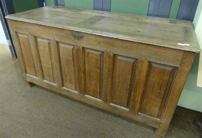 Lot 1102 - An early 19th century mule chest of large proportions