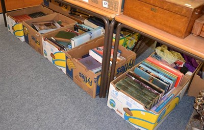 Lot 1119 - Five boxes of literature, reference works etc