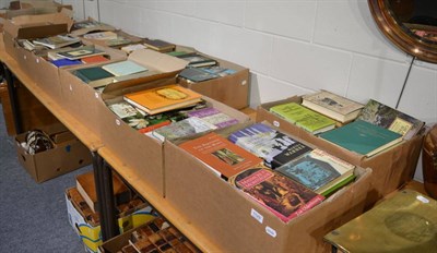 Lot 1129 - Nine boxes of books relating mostly to natural history, botany, flora etc including some...