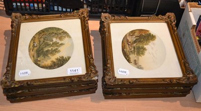 Lot 1141 - Six Le Blond prints, gilt and gesso frames