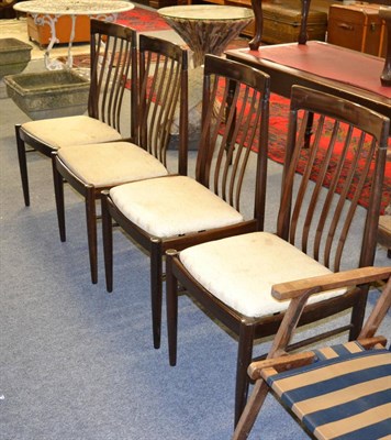 Lot 1161 - Four retro Danish chairs