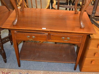 Lot 1165 - Early 20th century two drawer table