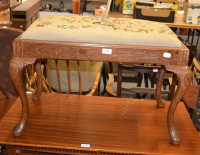 Lot 1166 - Needlework stool