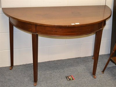 Lot 1173 - Mahogany D end table