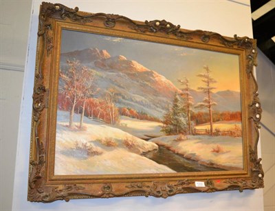 Lot 1209 - Penn winter landscape