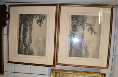 Lot 1212 - Pair of engravings, Derwentwater