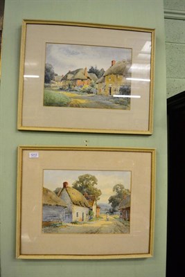 Lot 1213 - S S Stamard ";Collingbourne";, ";Near Thamesford";, each signed, watercolour (2)