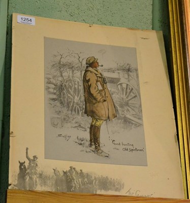 Lot 1254 - A Snaffles print ";Good Hunting, Old Sportsman"