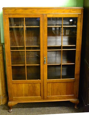 Lot 1288 - Mahogany display cabinet