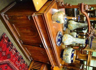 Lot 1307 - A Victorian mahogany mirror backed sideboard