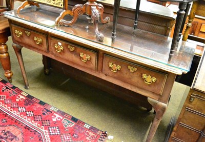 Lot 1315 - A large fruitwood George II side table