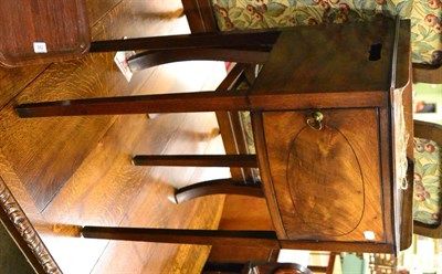 Lot 1328 - A George II mahogany pot cupboard