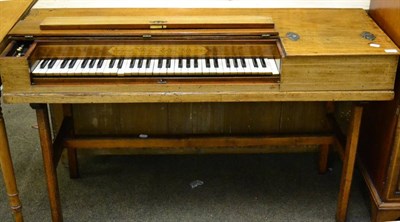 Lot 1331 - A Johannes Bohlman, London, mahogany cased square piano (faded)