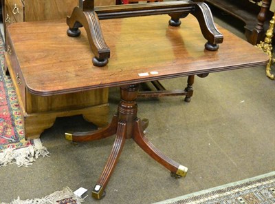 Lot 1373 - Mahogany tilt top table