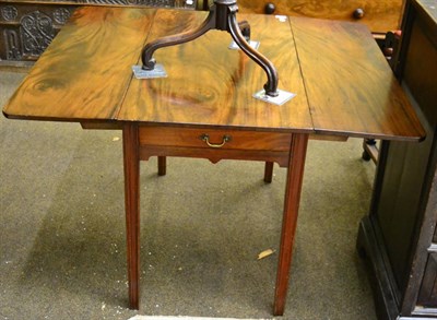 Lot 1380 - A 19th century mahogany Pembroke table