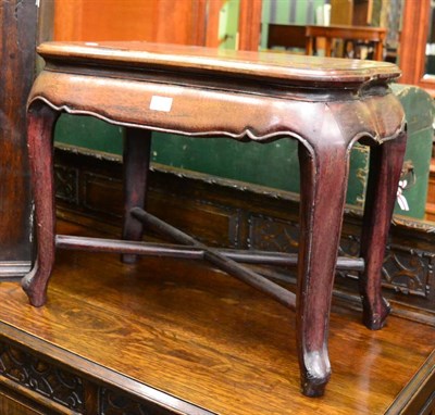 Lot 1397 - A Chinese padouk wood table