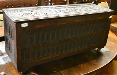 Lot 1405 - A carved kist