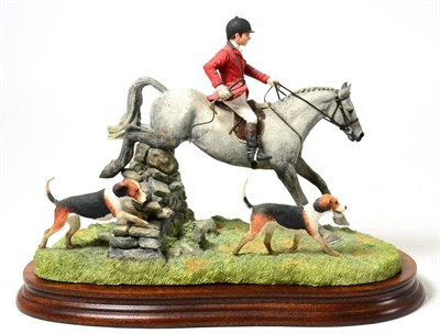 Lot 2 - Border Fine Arts 'A Day with the Hounds' (Huntsman and Hounds), model No. B0789 by Anne Wall,...