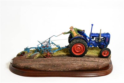 Lot 6 - Border Fine Arts 'At the Vintage' (Fordson E27N Tractor), model No. B0517 by Ray Ayres, limited...