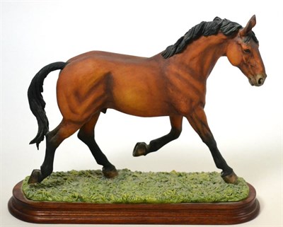 Lot 18 - Border Fine Arts 'Cleveland Bay Stallion, ";Forest Foreman";, model No. L63 by Judy Boyt,...