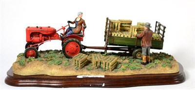 Lot 21 - Border Fine Arts 'Cut and Crated' (Allis Chalmers Tractor), model No. B0649 by Ray Ayres,...