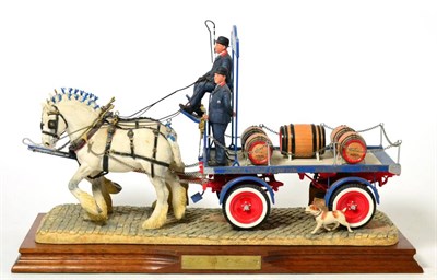 Lot 40 - Border Fine Arts 'Gentle Giants' (Tetley's Dray), Standard Edition, model No. PJ01 by Ray...