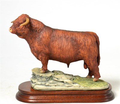 Lot 48 - Border Fine Arts 'Highland Bull', Style One, model No. L78 by E. Waugh, limited edition 322/950, on