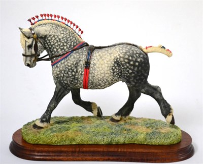 Lot 69 - Border Fine Arts 'Percheron Supreme Champion' (Standard Edition), model No. L160D by Anne Wall,...