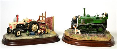 Lot 84 - Border Fine Arts 'Starts First Time' (Fowler Diesel Crawler mark VF), model No. B0702 by Ray Ayres