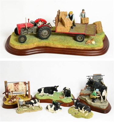 Lot 86 - Border Fine Arts Studio Model 'Loading Up (MF 35)', model No. A3448 by Ray Ayres, on wood base,...