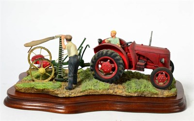 Lot 96 - Border Fine Arts 'The First Cut' (David Brown Cropmaster), model No. JH70 by Ray Ayres, limited...