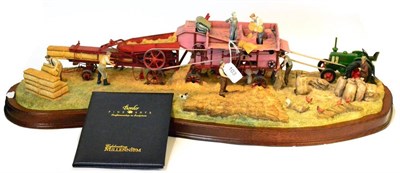 Lot 103 - Border Fine Arts 'The Threshing Mill', Millennium model No. B0361 by Ray Ayres, limited edition...