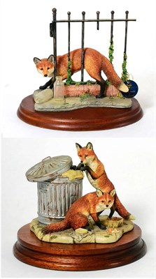 Lot 111 - Border Fine Arts 'Urban Fox', model No. B1067 by Ray Ayres, signed limited edition 2/250, on...