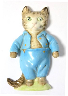 Lot 121 - Beswick Beatrix Potter Tom Kitten Plaque, BP-2, brown, blue and white gloss