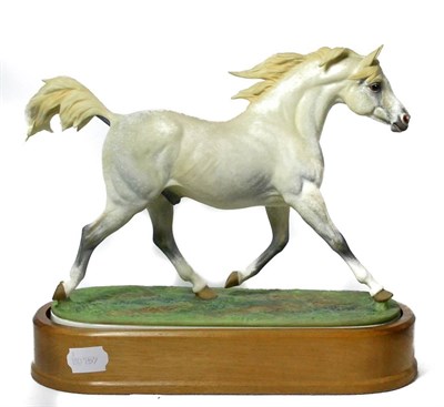 Lot 194 - Royal Worcester 'Arab Stallion ";Indian Magic";, (1963), model No. RW3719 by Doris Lindner,...