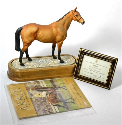 Lot 195 - Royal Worcester 'Arkle', (1967), model No. RW3817 by Doris Lindner, limited edition 497/500, on...