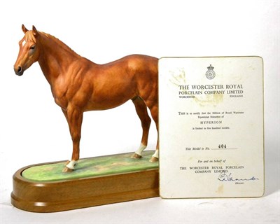 Lot 200 - Royal Worcester 'Hyperion', (1965), model No. RW3758 by Doris Lindner, limited edition 404/500,...