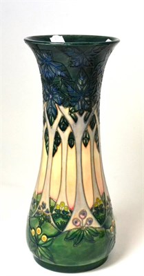 Lot 238 - Moorcroft pottery Cluny pattern vase