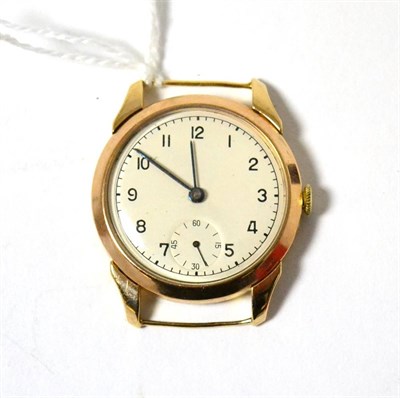 Lot 258 - A 9ct gold wristwatch