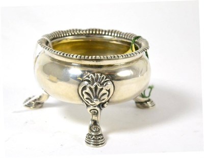 Lot 320 - A silver salt, London 1935