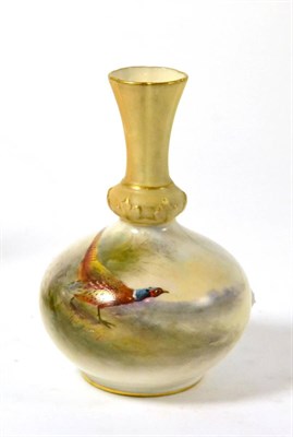 Lot 324 - Royal Worcester vase by James Stinton