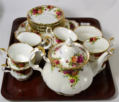 Lot 531 - A Royal Albert ";Old Country Roses"; part tea set