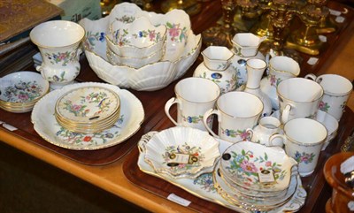 Lot 665 - ~Two trays of various Aynsley wares