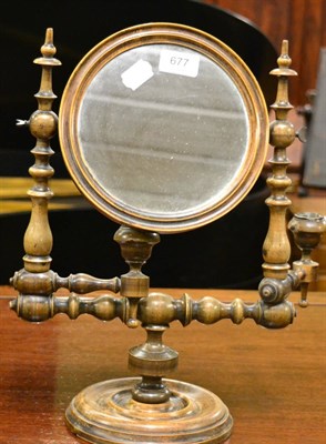 Lot 677 - Shaving mirror