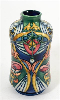 Lot 686 - A modern Moorcroft Cymric Dream (Liberty) pattern vase, designed by Rachel Bishop, impressed...