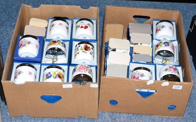 Lot 1036 - ~A collection of Royal Worcester egg coddlers, boxed (in 2 boxes)