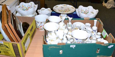 Lot 1056 - ~A large assortment of Aynsley including tazza, bowls, boxes, etc