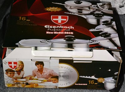 Lot 1123 - A boxed set of Eisenbach professional cookware items