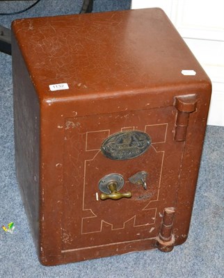 Lot 1132 - A William Richardson cast iron safe with key