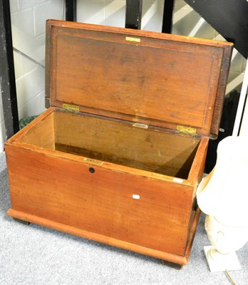 Lot 1145 - An oak chest